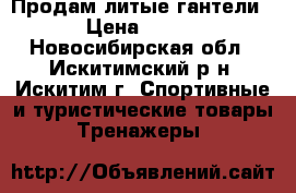 Продам литые гантели › Цена ­ 500 - Новосибирская обл., Искитимский р-н, Искитим г. Спортивные и туристические товары » Тренажеры   